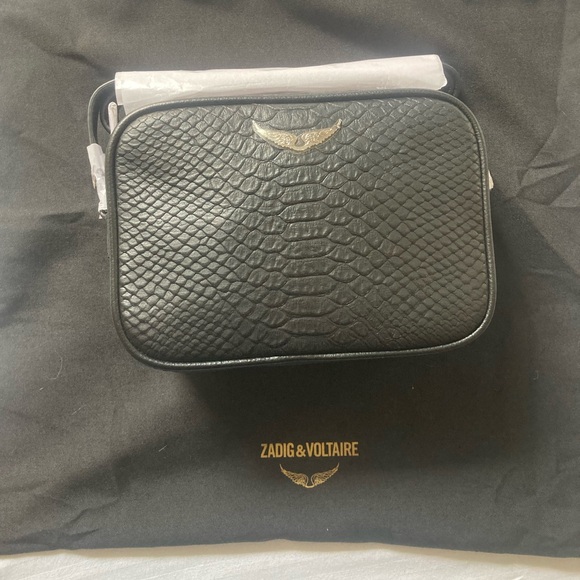 Zadig & Voltaire Black Leather Bag with Dustbag and Tags - Picture 13 of 15